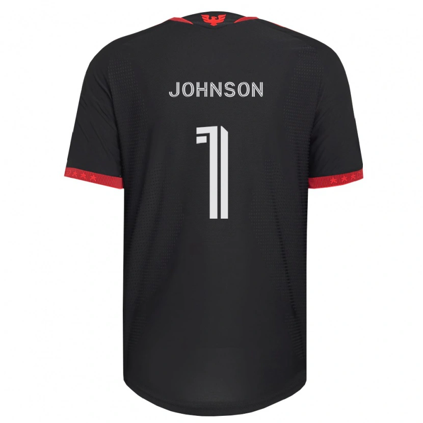 Danxen Herren Sean Johnson #1 Schwarz Weiß Rot Heimtrikot Trikot 2026/27 T-Shirt