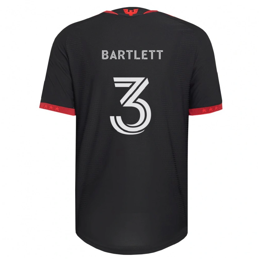 Danxen Herren Lucas Bartlett #3 Schwarz Weiß Rot Heimtrikot Trikot 2026/27 T-Shirt