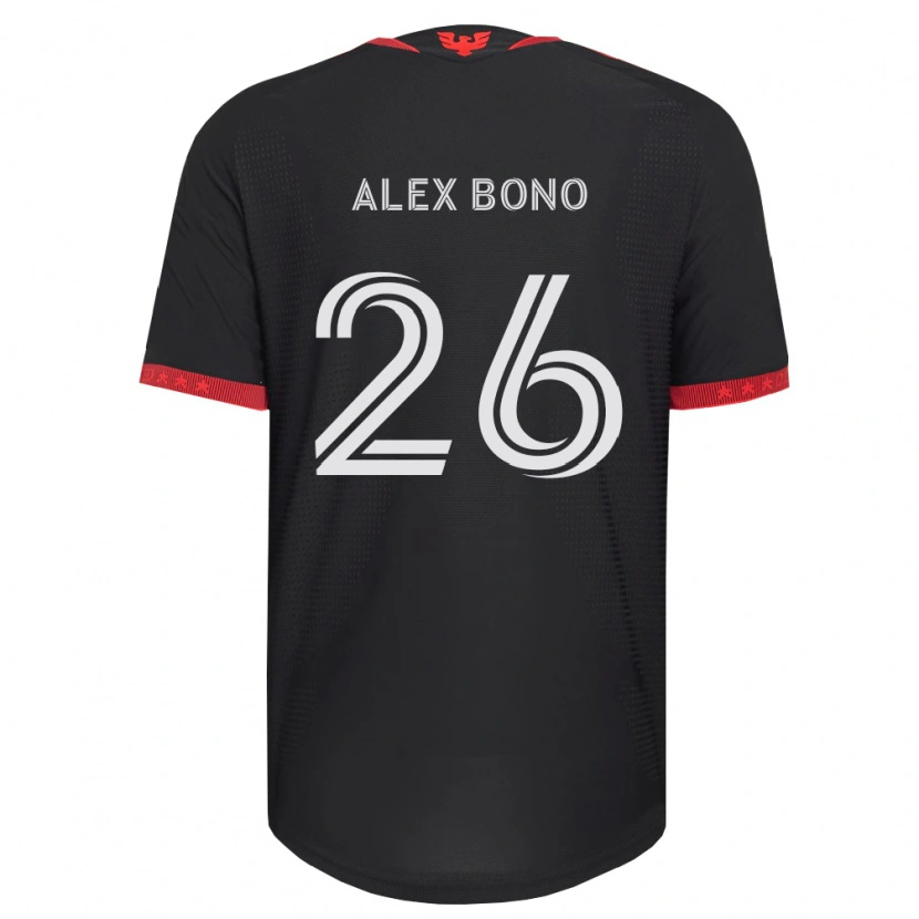 Danxen Herren Alex Bono #26 Schwarz Weiß Rot Heimtrikot Trikot 2026/27 T-Shirt