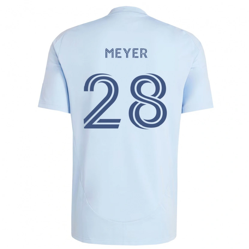 Danxen Herren Wyatt Meyer #28 Hellblau Hellgrau Heimtrikot Trikot 2026/27 T-Shirt