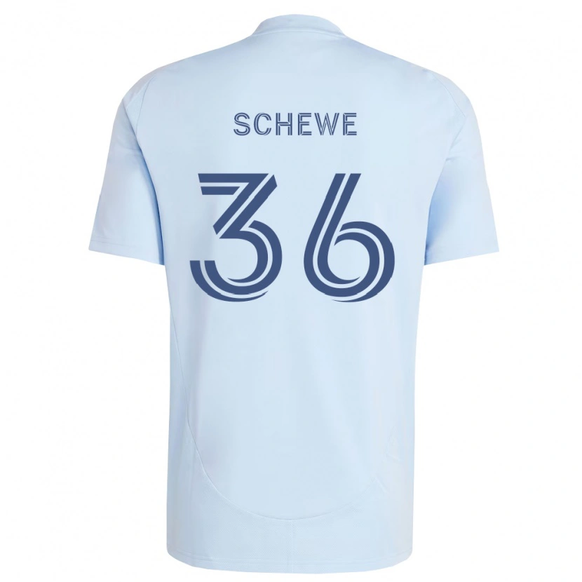 Danxen Herren Ryan Schewe #36 Hellblau Hellgrau Heimtrikot Trikot 2026/27 T-Shirt