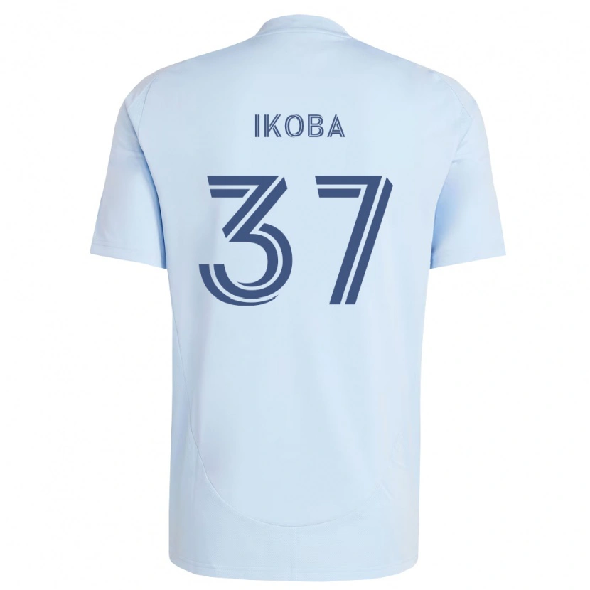 Danxen Herren Tega Ikoba #37 Hellblau Hellgrau Heimtrikot Trikot 2026/27 T-Shirt