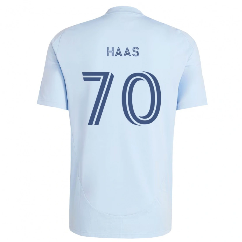 Danxen Herren Ty Haas #70 Hellblau Hellgrau Heimtrikot Trikot 2026/27 T-Shirt