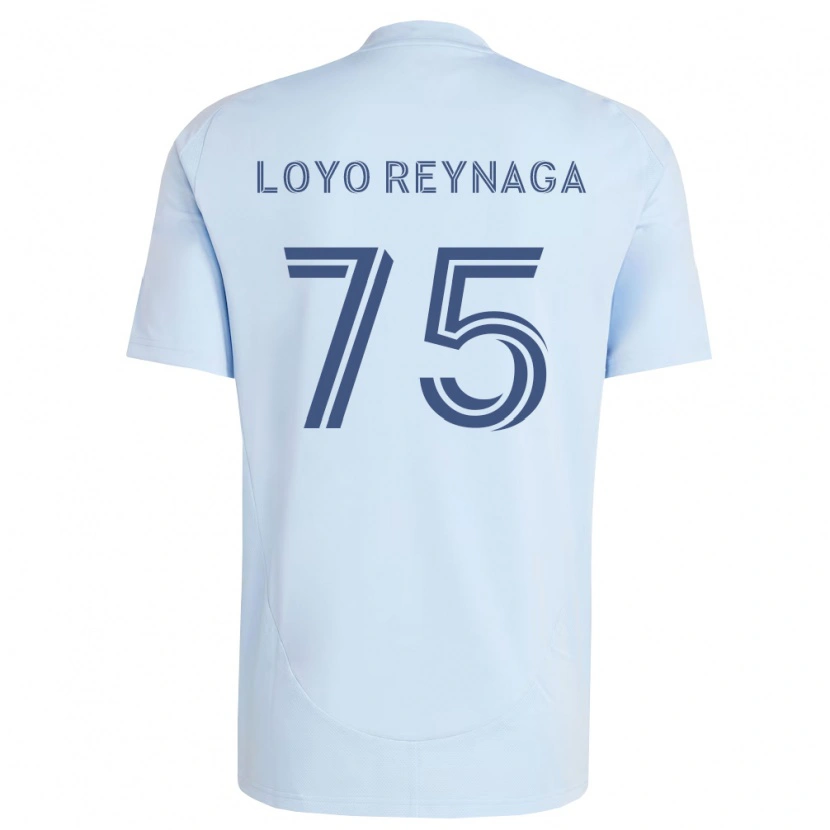 Danxen Herren Zamir Loyo Reynaga #75 Hellblau Hellgrau Heimtrikot Trikot 2026/27 T-Shirt