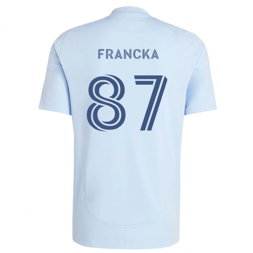 Danxen Herren Jack Francka #87 Hellblau Hellgrau Heimtrikot Trikot 2026/27 T-Shirt