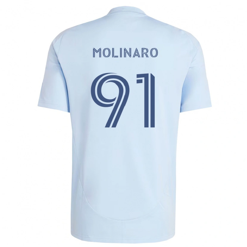 Danxen Herren Jacob Molinaro #91 Hellblau Hellgrau Heimtrikot Trikot 2026/27 T-Shirt