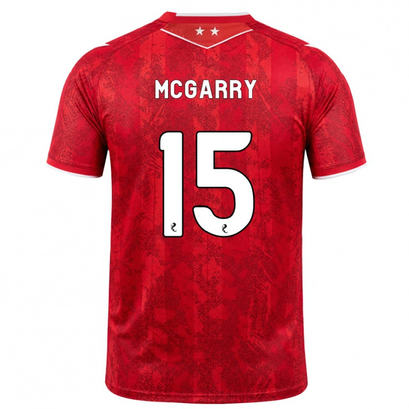 Danxen Herren James Mcgarry #15 Rot Weiß Heimtrikot Trikot 2026/27 T-Shirt