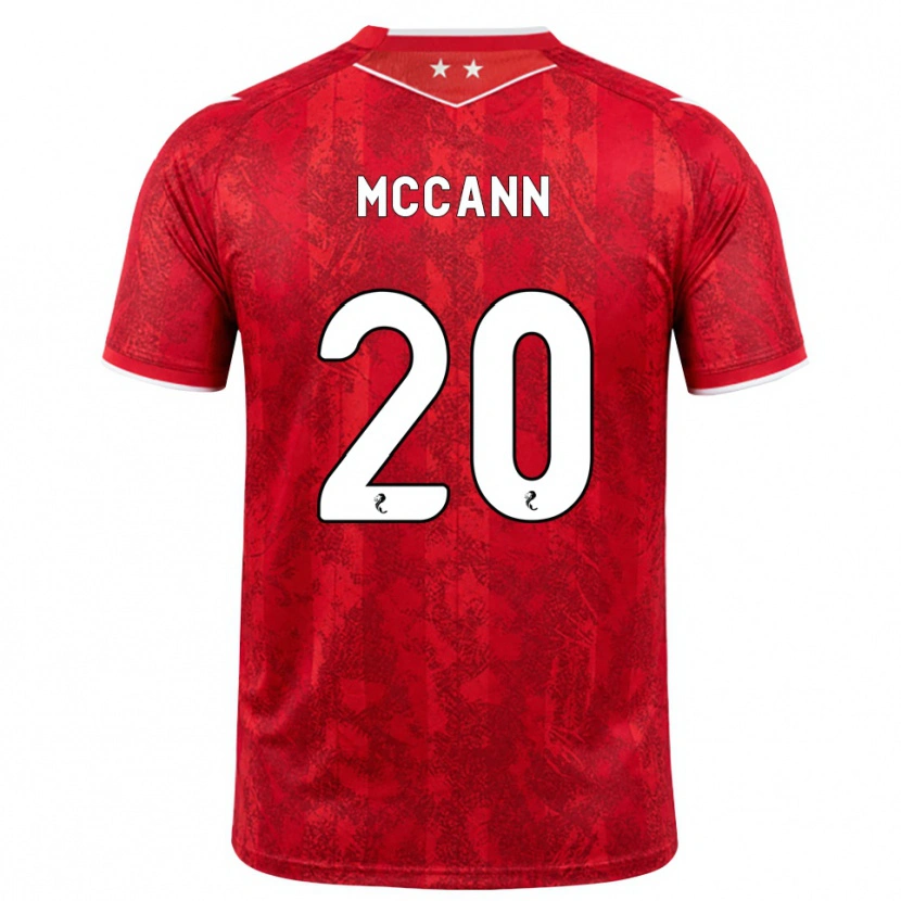 Danxen Herren Annalisa Mccann #20 Rot Weiß Heimtrikot Trikot 2026/27 T-Shirt