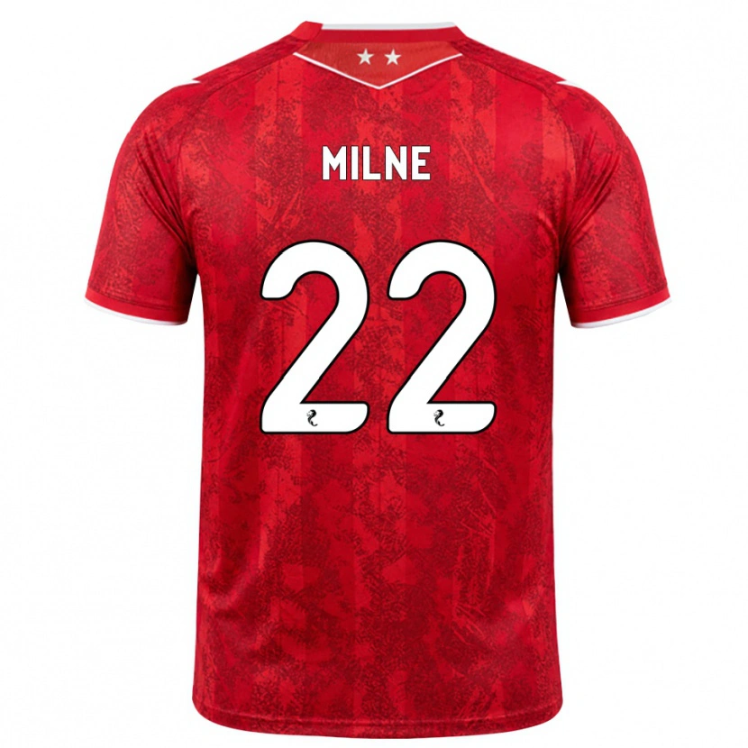 Danxen Herren Jack Milne #22 Rot Weiß Heimtrikot Trikot 2026/27 T-Shirt