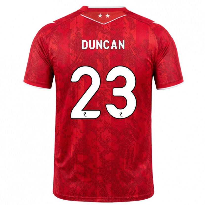 Danxen Herren Ryan Duncan #23 Rot Weiß Heimtrikot Trikot 2026/27 T-Shirt