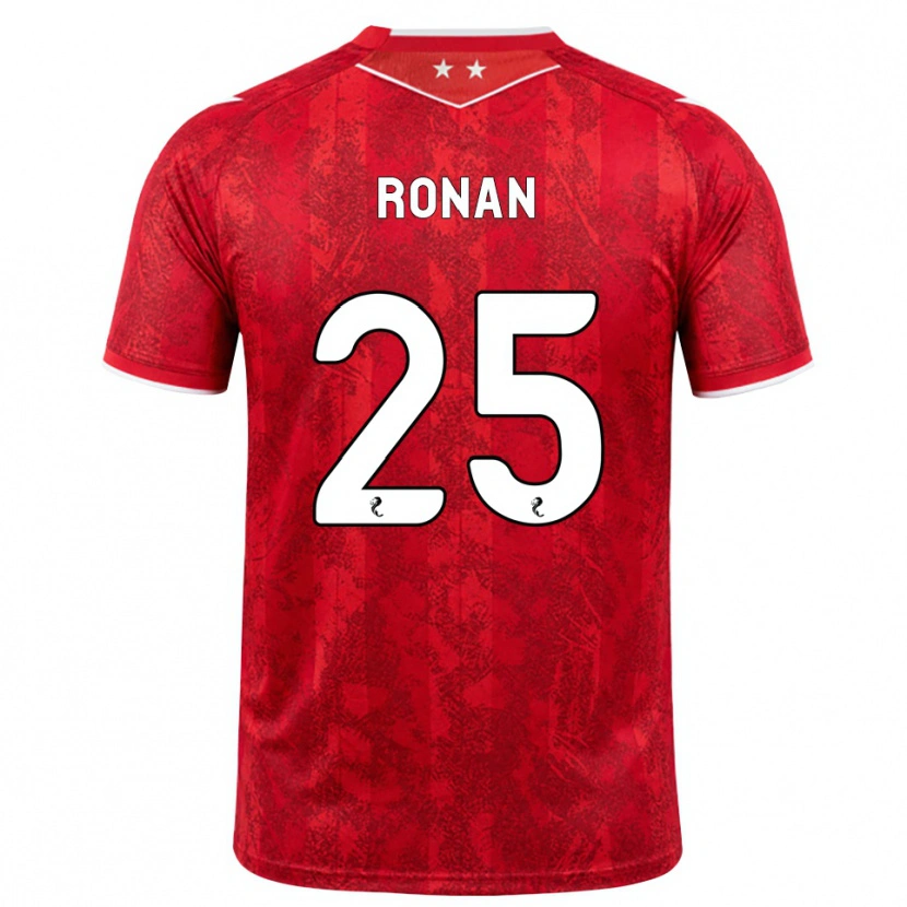 Danxen Herren Connor Ronan #25 Rot Weiß Heimtrikot Trikot 2026/27 T-Shirt