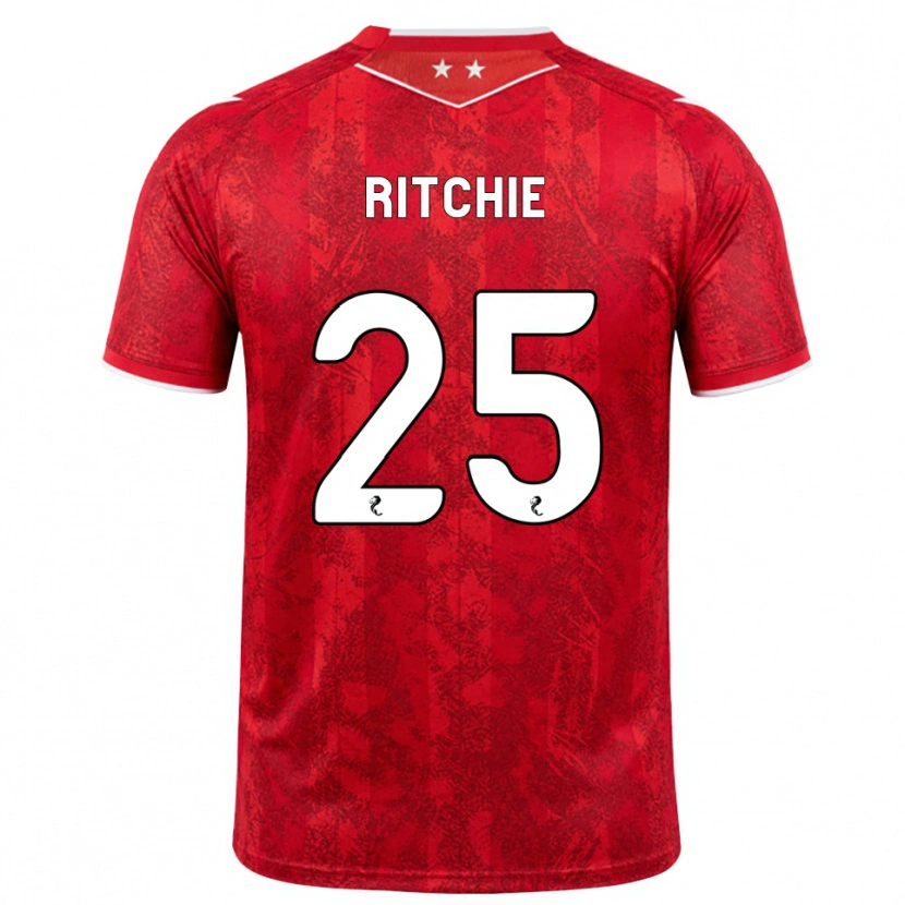 Danxen Herren Tom Ritchie #25 Rot Weiß Heimtrikot Trikot 2026/27 T-Shirt