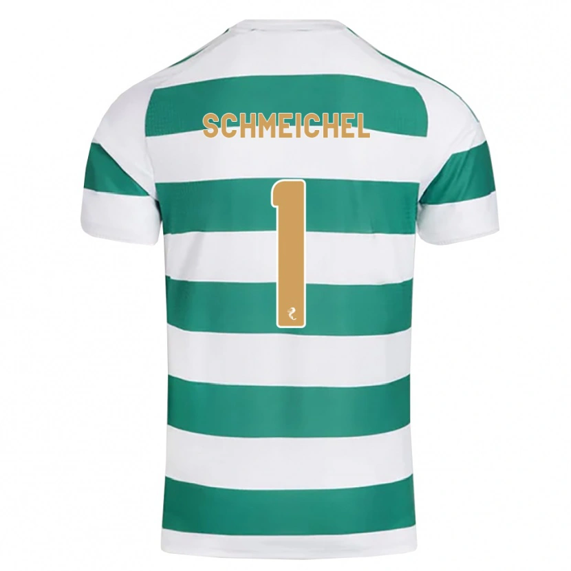 Danxen Herren Kasper Schmeichel #1 Darkcyan Weiß Heimtrikot Trikot 2026/27 T-Shirt