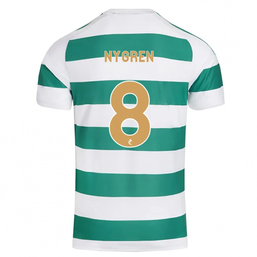 Danxen Herren Benjamin Nygren #8 Darkcyan Weiß Heimtrikot Trikot 2026/27 T-Shirt
