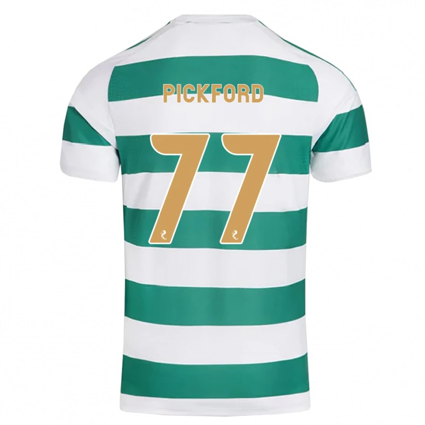 Danxen Herren Tom Pickford #77 Darkcyan Weiß Heimtrikot Trikot 2026/27 T-Shirt