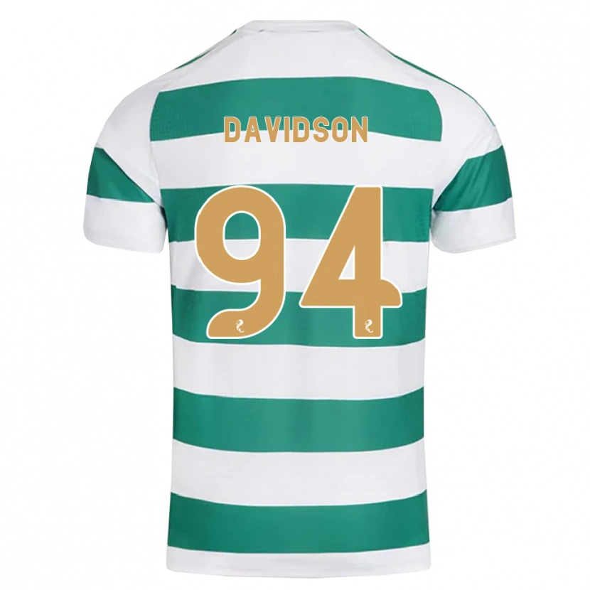 Danxen Herren Bruno Davidson #94 Darkcyan Weiß Heimtrikot Trikot 2026/27 T-Shirt