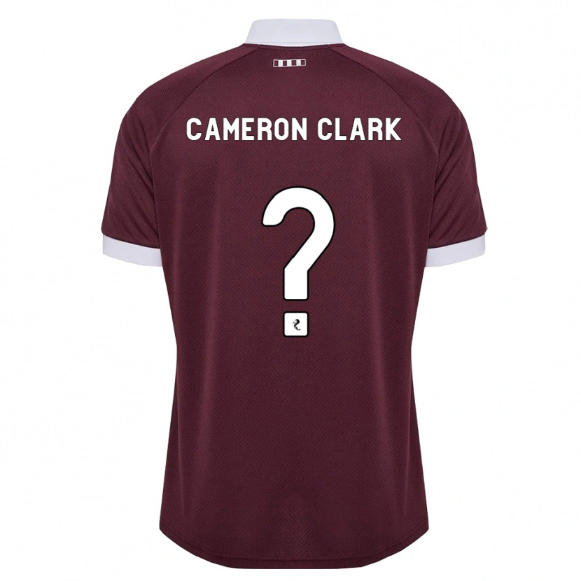 Danxen Herren Cameron Clark #0 Burgunder Weiß Heimtrikot Trikot 2026/27 T-Shirt