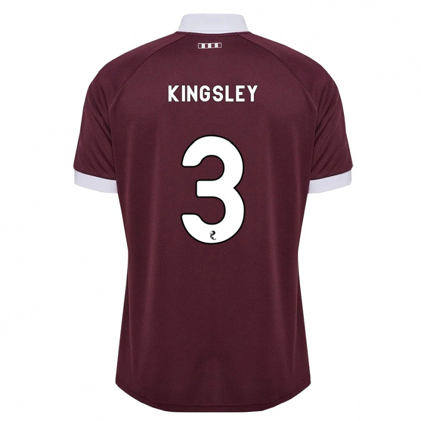 Danxen Herren Stephen Kingsley #3 Burgunder Weiß Heimtrikot Trikot 2026/27 T-Shirt