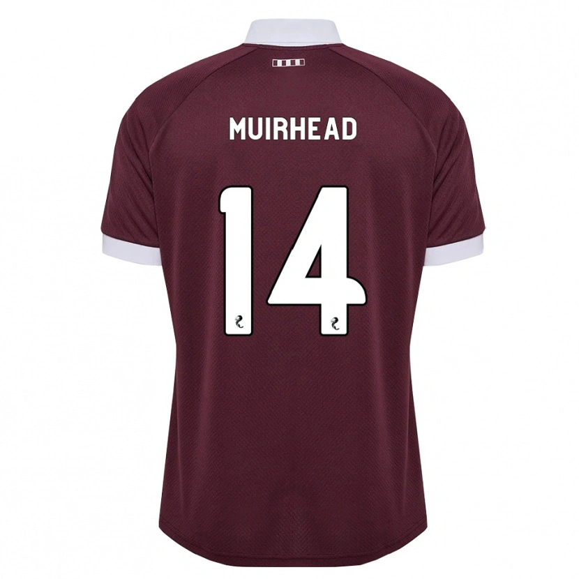 Danxen Herren Owen Muirhead #14 Burgunder Weiß Heimtrikot Trikot 2026/27 T-Shirt