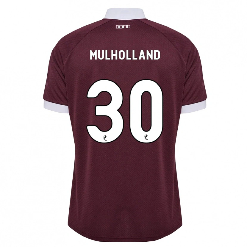 Danxen Herren James Mulholland #30 Burgunder Weiß Heimtrikot Trikot 2026/27 T-Shirt