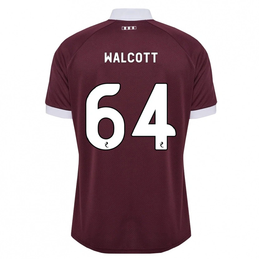 Danxen Herren Malachi Fagan-Walcott #64 Burgunder Weiß Heimtrikot Trikot 2026/27 T-Shirt