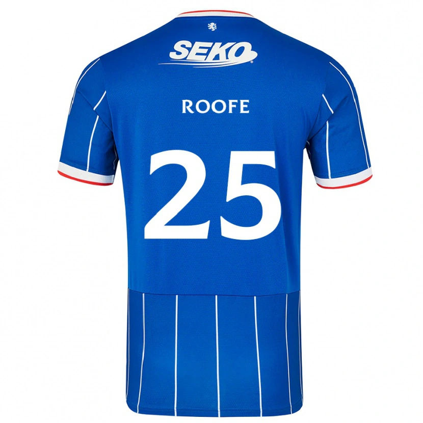 Danxen Herren Kemar Roofe #25 Rot Blau Weiß Heimtrikot Trikot 2026/27 T-Shirt