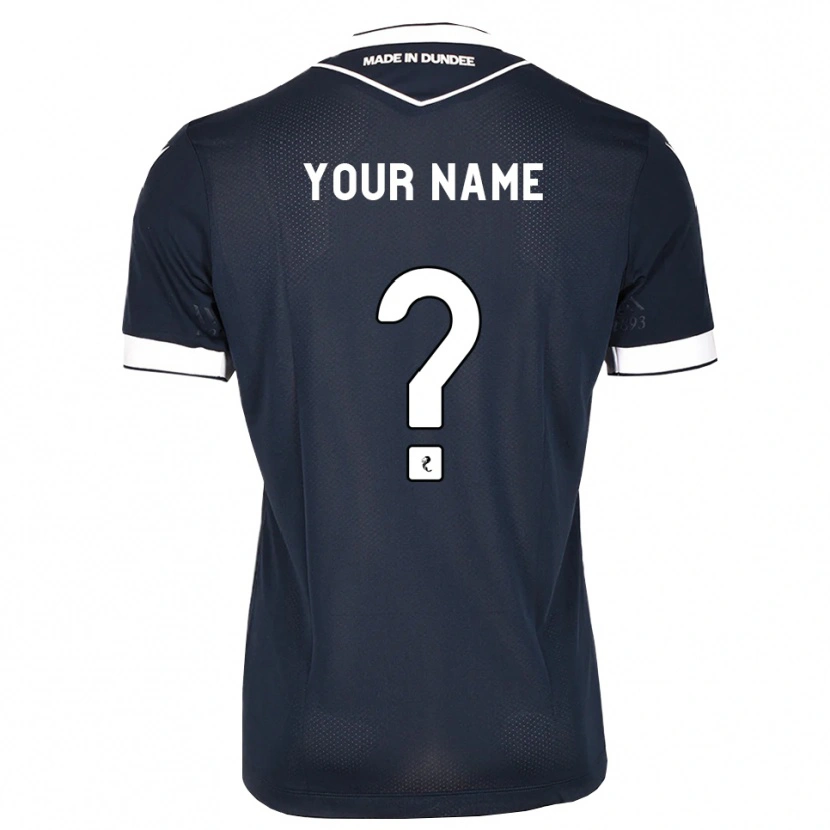 Danxen Herren Ihren Namen #0 Mitternachtsblau Weiß Heimtrikot Trikot 2026/27 T-Shirt