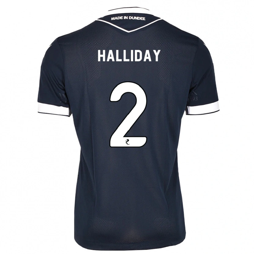 Danxen Herren Brad Halliday #2 Mitternachtsblau Weiß Heimtrikot Trikot 2026/27 T-Shirt