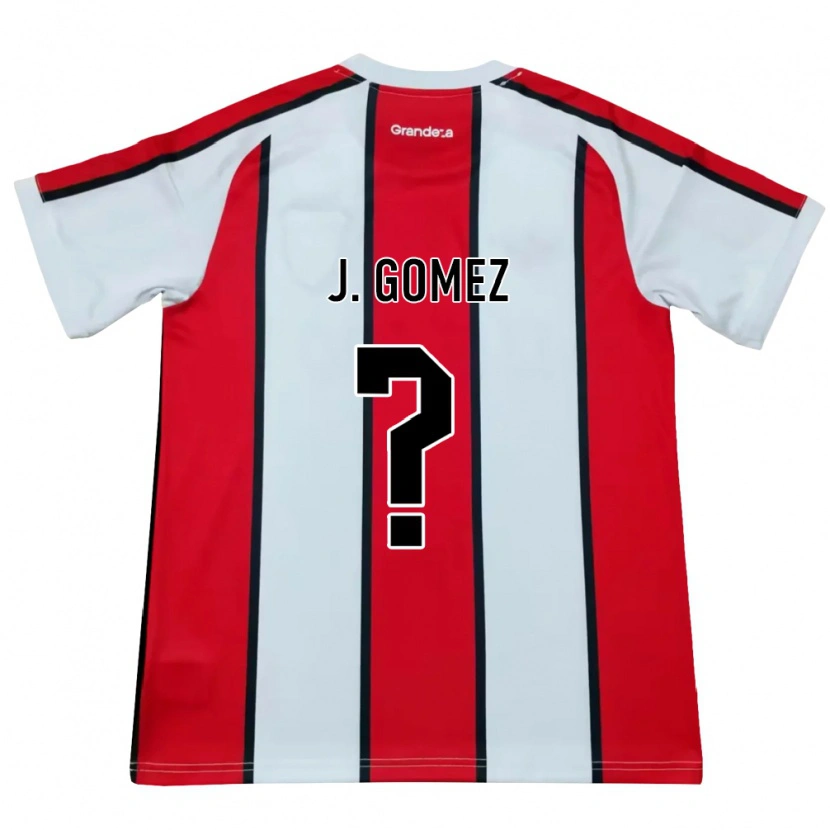 Danxen Herren Joaquin Gomez #0 Weiß Rot Schwarz Auswärtstrikot Trikot 2026/27 T-Shirt