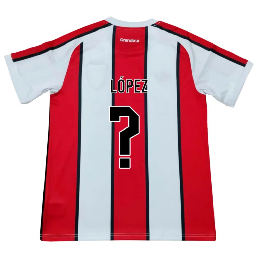 Danxen Herren Felipe López #0 Weiß Rot Schwarz Auswärtstrikot Trikot 2026/27 T-Shirt