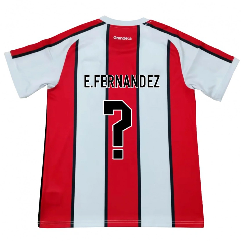 Danxen Herren Esteban Fernandez #0 Weiß Rot Schwarz Auswärtstrikot Trikot 2026/27 T-Shirt