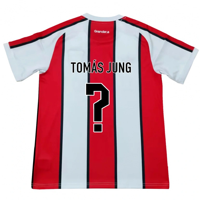 Danxen Herren Tomás Jung #0 Weiß Rot Schwarz Auswärtstrikot Trikot 2026/27 T-Shirt