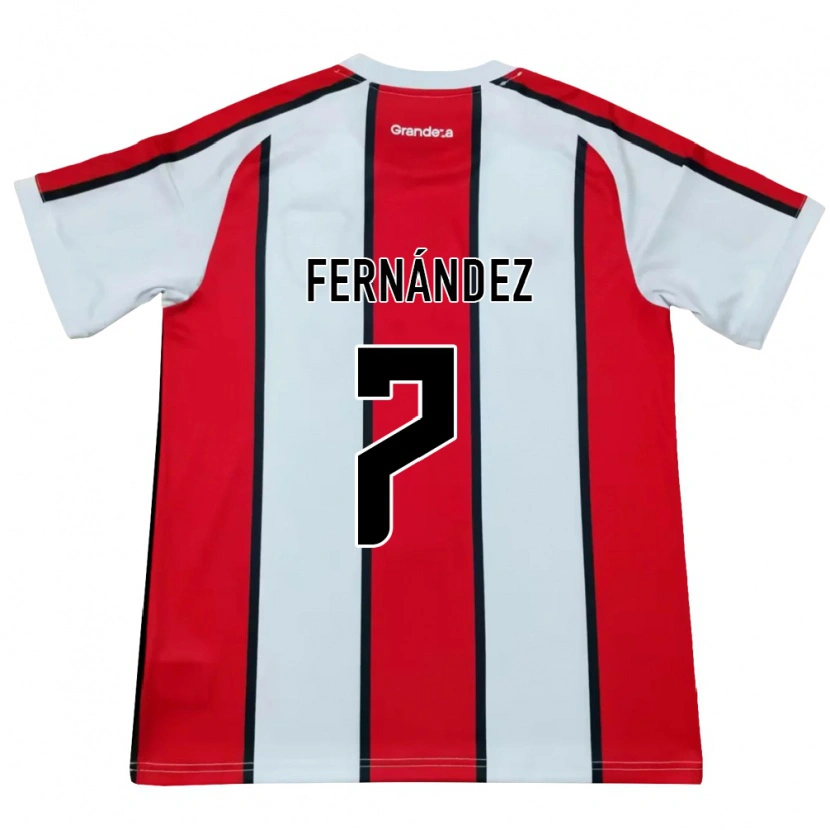 Danxen Herren Román Fernández #7 Weiß Rot Schwarz Auswärtstrikot Trikot 2026/27 T-Shirt
