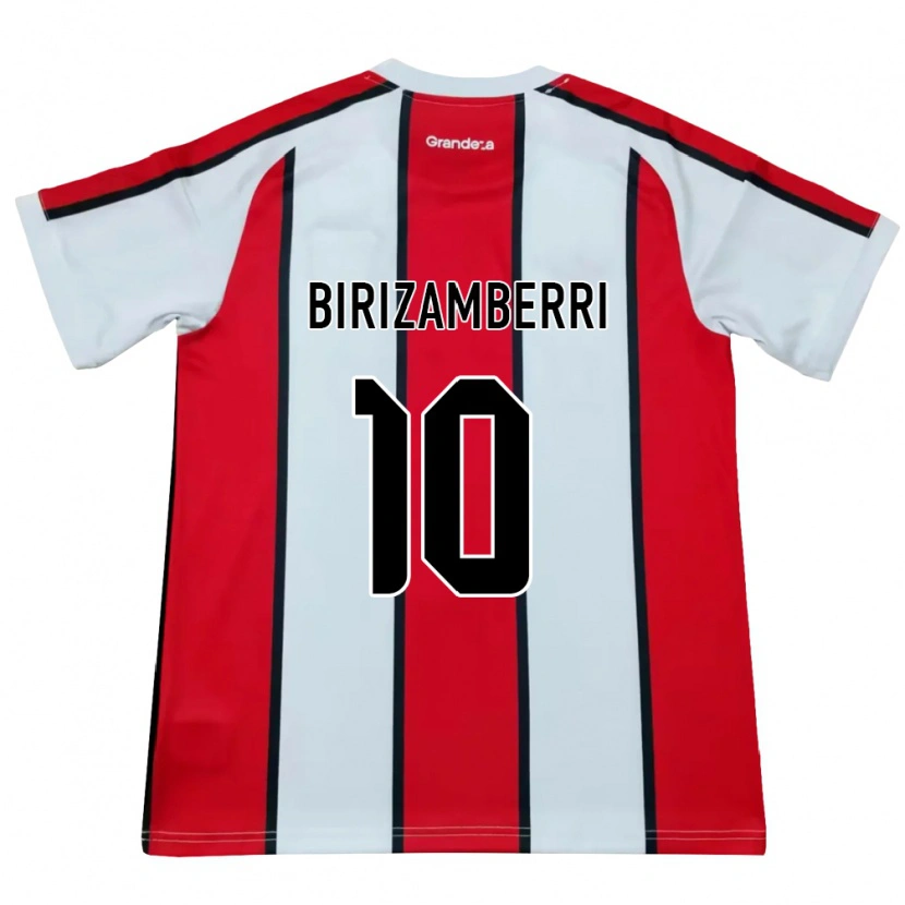 Danxen Herren María Carolina Birizamberri Rivero #10 Weiß Rot Schwarz Auswärtstrikot Trikot 2026/27 T-Shirt