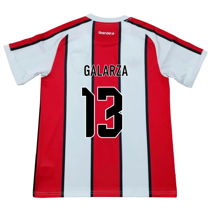 Danxen Herren Tomás Galarza #13 Weiß Rot Schwarz Auswärtstrikot Trikot 2026/27 T-Shirt