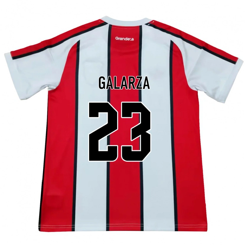 Danxen Herren Matías Galarza #23 Weiß Rot Schwarz Auswärtstrikot Trikot 2026/27 T-Shirt