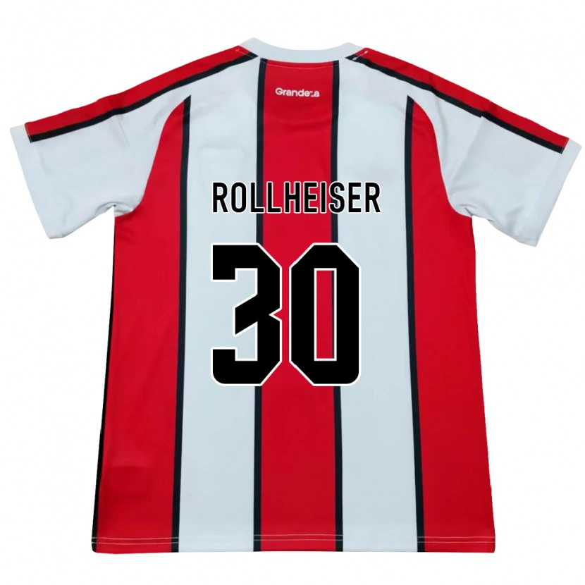 Danxen Herren Benjamin Rollheiser #30 Weiß Rot Schwarz Auswärtstrikot Trikot 2026/27 T-Shirt