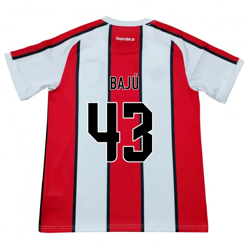 Danxen Herren Lisandro Bajú #43 Weiß Rot Schwarz Auswärtstrikot Trikot 2026/27 T-Shirt