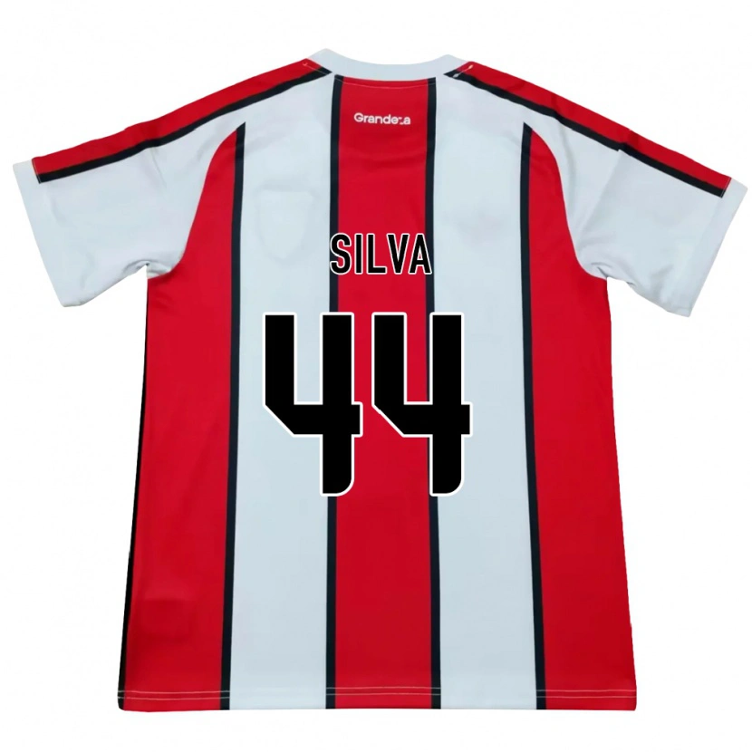 Danxen Herren Lucas Silva #44 Weiß Rot Schwarz Auswärtstrikot Trikot 2026/27 T-Shirt