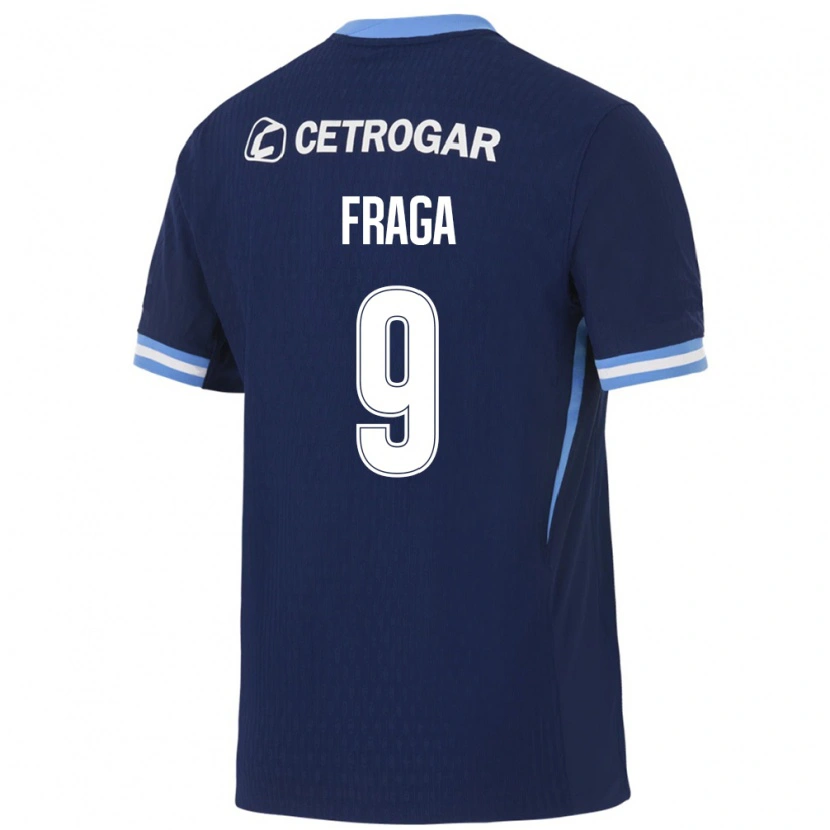 Danxen Herren Francisco Fraga #9 Königsblau Hellblau Weiß Auswärtstrikot Trikot 2026/27 T-Shirt