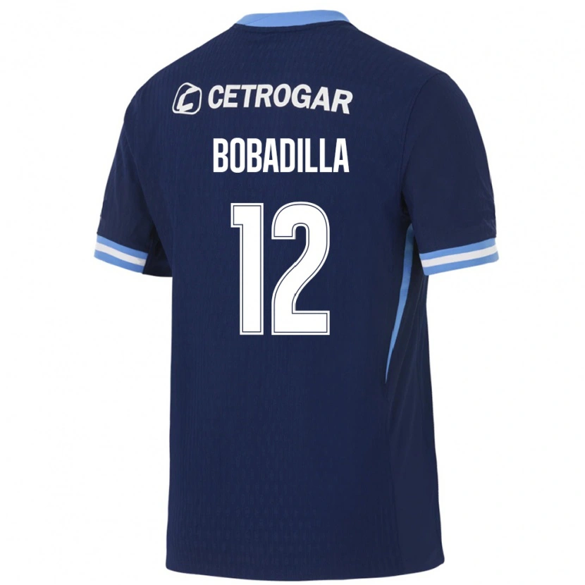 Danxen Herren Alicia Bobadilla #12 Königsblau Hellblau Weiß Auswärtstrikot Trikot 2026/27 T-Shirt