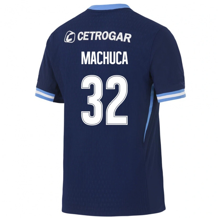 Danxen Herren Elias Machuca #32 Königsblau Hellblau Weiß Auswärtstrikot Trikot 2026/27 T-Shirt
