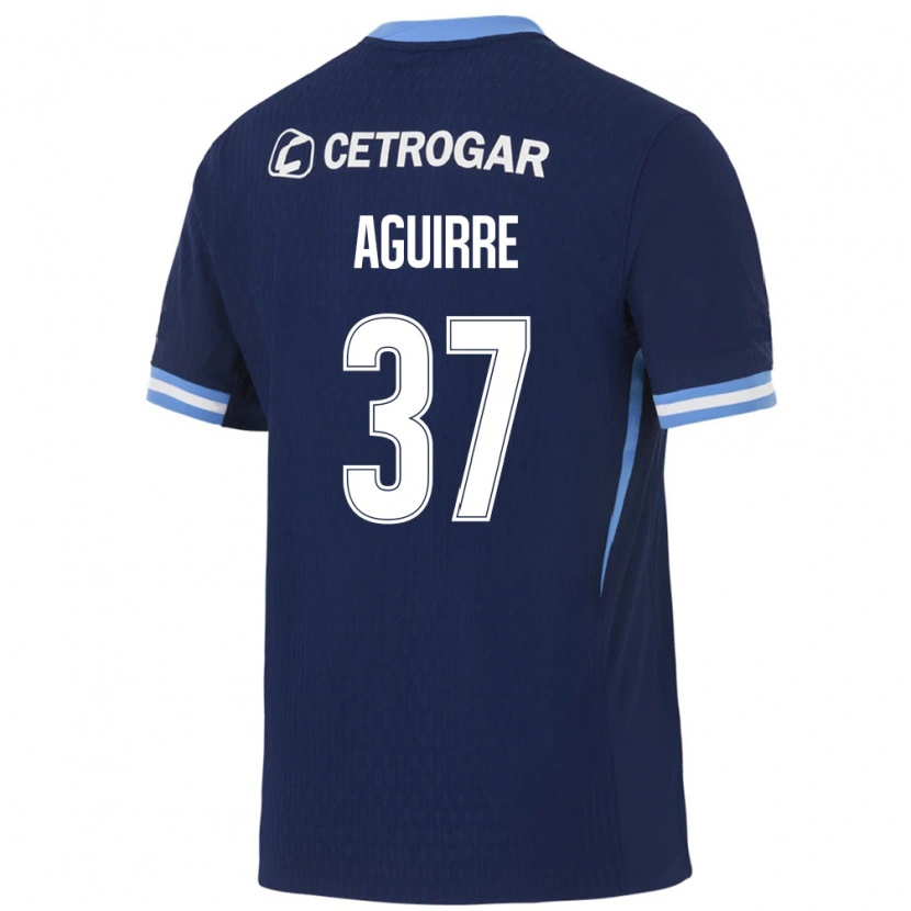 Danxen Herren Santino Aguirre #37 Königsblau Hellblau Weiß Auswärtstrikot Trikot 2026/27 T-Shirt