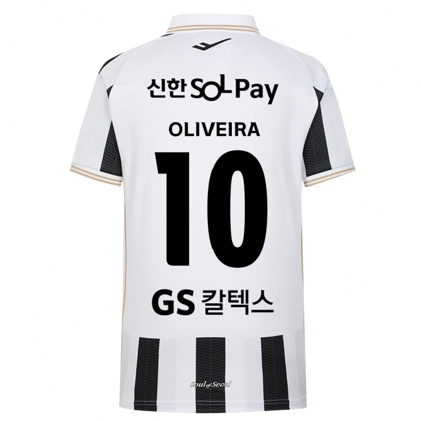 Danxen Herren Anderson Oliveira #10 Schwarz Weiß Auswärtstrikot Trikot 2026/27 T-Shirt