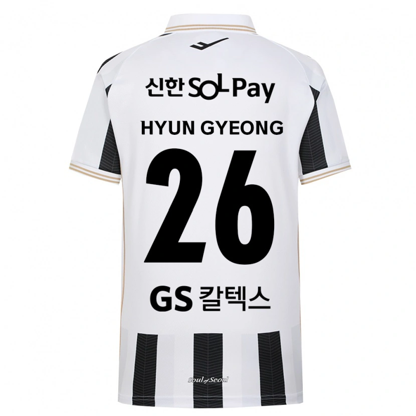 Danxen Herren Hyun-Gyeong Jeong #26 Schwarz Weiß Auswärtstrikot Trikot 2026/27 T-Shirt