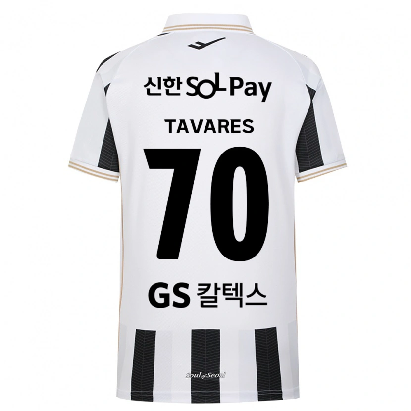 Danxen Herren Ronaldo Tavares #70 Schwarz Weiß Auswärtstrikot Trikot 2026/27 T-Shirt
