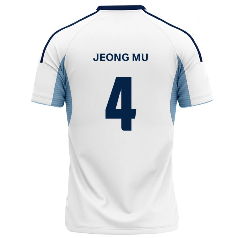 Danxen Herren Jeong-Mu Kim #4 Königsblau Weiß Auswärtstrikot Trikot 2026/27 T-Shirt