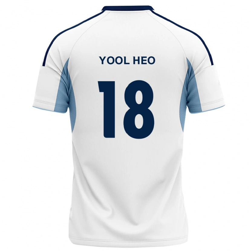 Danxen Herren Yool Heo #18 Königsblau Weiß Auswärtstrikot Trikot 2026/27 T-Shirt