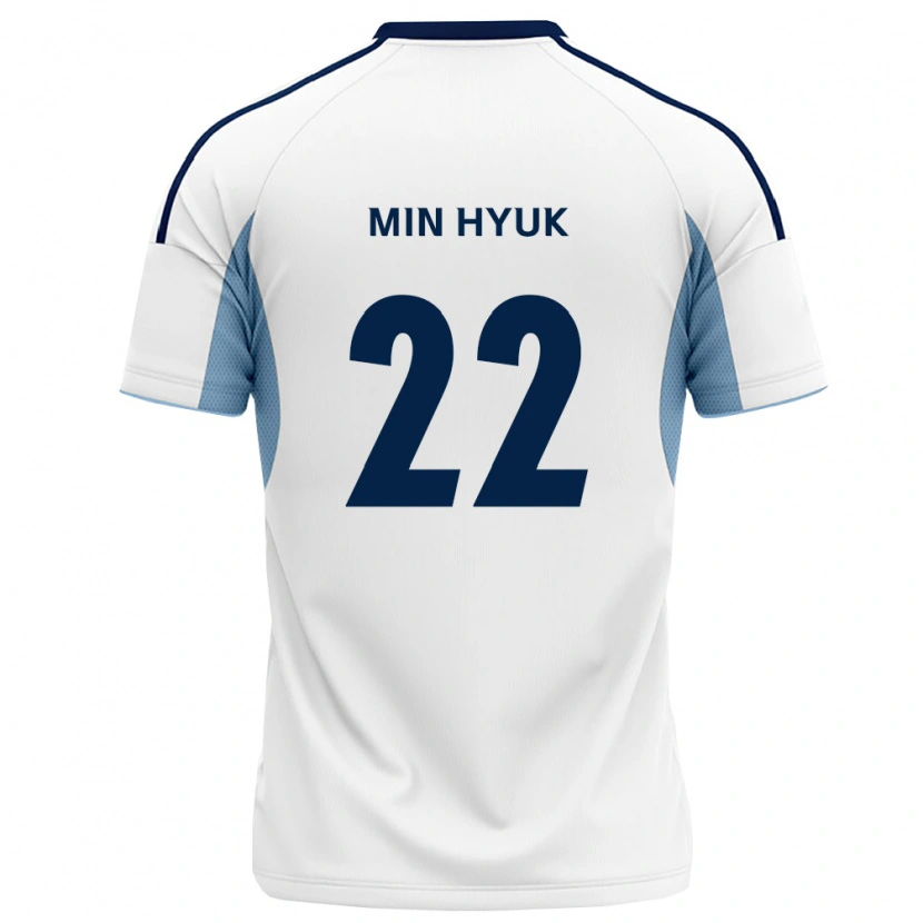 Danxen Herren Min-Hyuk Lee #22 Königsblau Weiß Auswärtstrikot Trikot 2026/27 T-Shirt