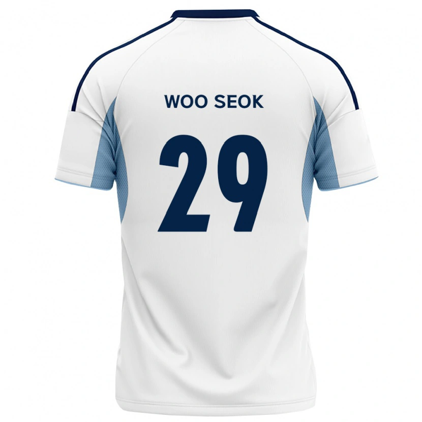 Danxen Herren Woo-Seok Jung #29 Königsblau Weiß Auswärtstrikot Trikot 2026/27 T-Shirt